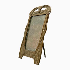 Art Nouveau Photo Frame in Copper, 1900s