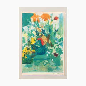 Kees Verwey, Flower Still Life, 1930, Huile sur Toile, Encadrée
