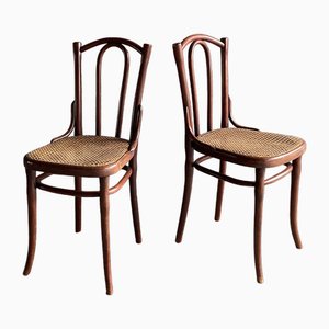 Vintage Bistro Chairs by Thonet, Set of 2