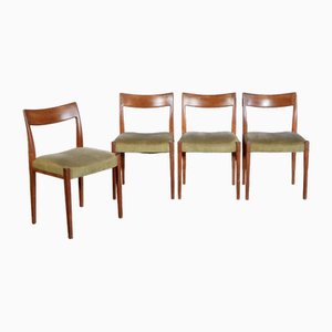Mid-Century Swedish Teak Dining Chairs by Nils Jonsson for Troeds, 1960s, Set of 4