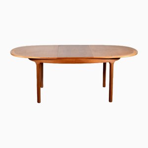 Mid-Century Extendable Oblong Dining Table in Teak from Nathan, 1960s