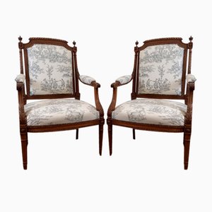 Sessel im Louis XVI Stil, 1890er, 2er Set