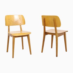 Irene Dining Chairs by Dirk L. Braakman for Ums Pastoe, 1948, Set of 2