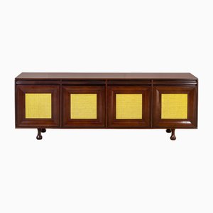 Angelo Mangiarotti Wood Sideboard attributed to Angelo Mangiarotti for Sorgente Del Mobile, 1960s
