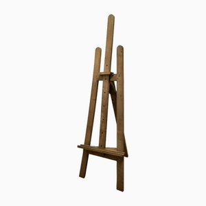 Large Rustic Adjustable Oak Artists Easel