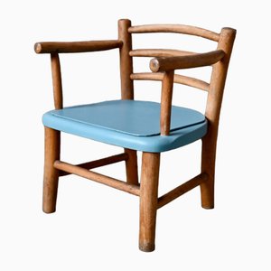 Wooden Children's Chair, 1950s