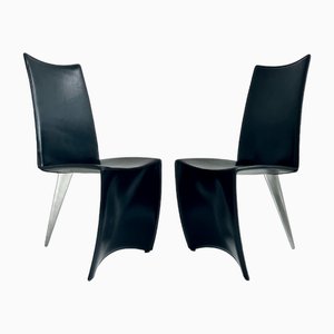 Ed Archer Chairs by Philippe Starck for Driade, 1986, Set of 2
