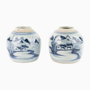 Chinese Pots, 19th Century, Set of 2