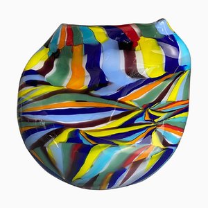 Modern Multicolored Vase in Murano Glass by Simoeng