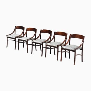 Italian Dining Chairs attributed to Ico & Luisa Parisi, 1960s, Set of 5