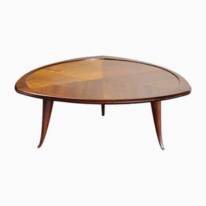 Mid-Century Italian Wooden Coffee Table in the Ssyle of Cesare Lacca, 1960s