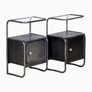 Tables de Chevet en Fer, 1955, Set de 2