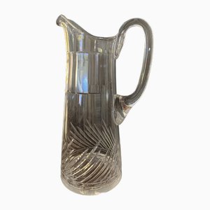 Mid-Century Crystal Pitcher, Hungary, 1960s