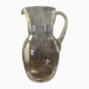 Mid-Century Clear Pitcher, 1960s