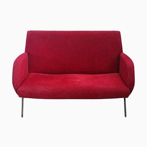 Rotes Italienisches Vintage Sofa, 1950er