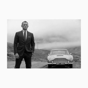 Daniel Craig als Bond, Archivaler Pigmentdruck, gerahmt