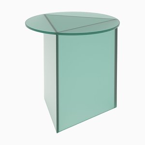 Grande Table Basse Prisma 50 en Verre Satiné par Sebastian Scherer