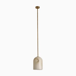 Lampe à Suspension Belfry Alabaster Tube 22 par Contain