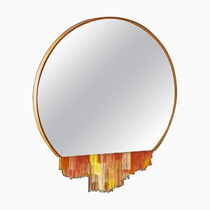 Miroir Fringe Orange par Tero Kuitunen