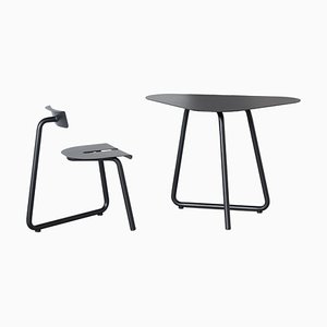 SPT Table and SPC Chair by Atelier Thomas Serruys, Set of 2