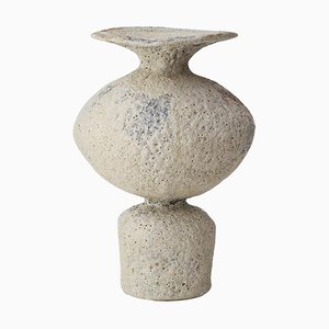 Isolierte Glasur Vase aus Steingut von Raquel Vidal und Pedro Paz
