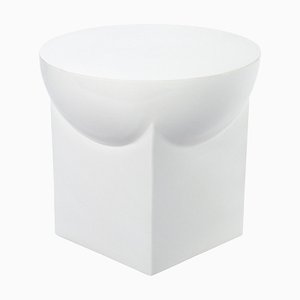 Small Mila White Side Table by Pulpo