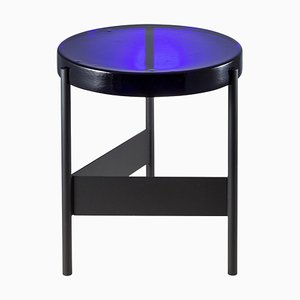 Table d'Appoint Alwa Two Bleu Noir par Pulpo