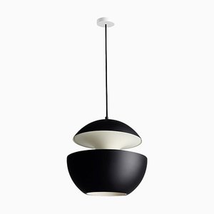 Large Black and White Pendant Lamp by Bertrand Balas