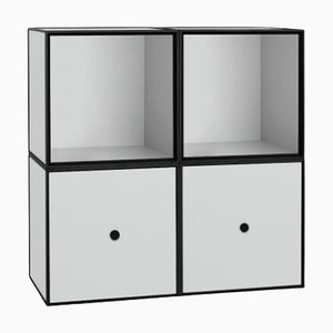 35 Light Grey Frame Square Standard Box by Lassen