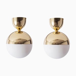 Brass Ceiling Lamp by Magic Circus Editions, Set of 2