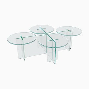 Mesa de centro Marshmallow de vidrio de Giorgio Bonaguro