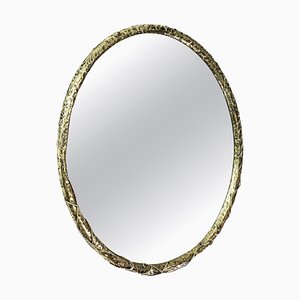 Specchio Eryn in ottone di Samuel Costantini