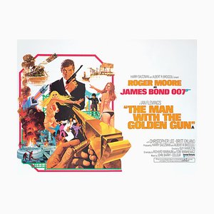 Framed The Man with the Golden Gun Poster Canvas Print