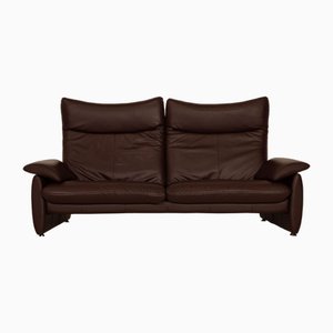 Leather Three-Seater Eggplant Sofa from Laauser Dacapo