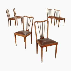 Vintage Dining Chairs, 1950s, Set of 6