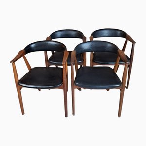Model 213 Dining Chairs by T.H. Harlev for Farstrup Furniture, 1960s, Set of 4