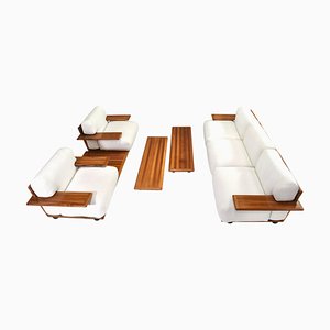 Model Pianura Living Room Set attributed to Mario Bellini for Cassina, Italy, 1971, Set of 8