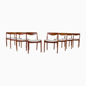Danish Chairs by Vilhelm Wohlert for Poul Jeppesen, 1950s, Set of 8
