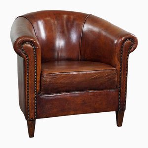 Club chair vintage in pelle