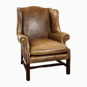 Club chair vintage in pelle