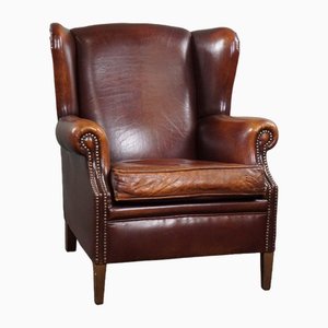 Club chair vintage in pelle