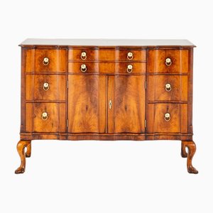 Meuble d'Appoint Commode Queen Anne en Noyer, 1920s