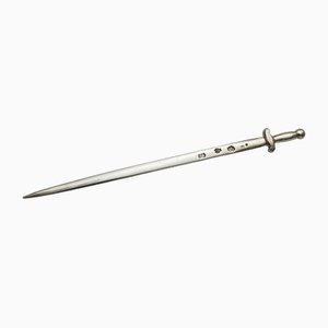Antique Meat Pick Hastelet Silver Sword