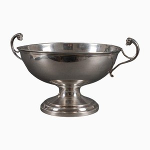 Silver Wedding Cup on Pedestal