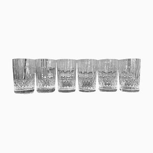 Crystal Whisky Glasses, Set of 6