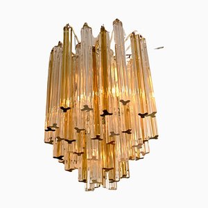 Trilobo Chandeliers from Venini, Italy, 1960s, Set of 2