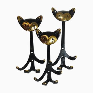 Animal Wall Hook attributed to Walter Bosse for Herta Baller, Austria, 1950s