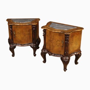 Italian Bedside Tables from 20th Century, 1950, Set of 2