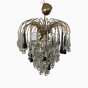Italian Chandelier with Crystals