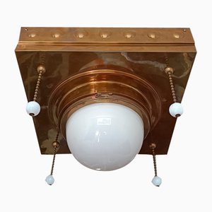 Lampada da soffitto di Otto Wagner, fine XIX secolo